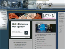 Tablet Screenshot of moviebodycounts.com